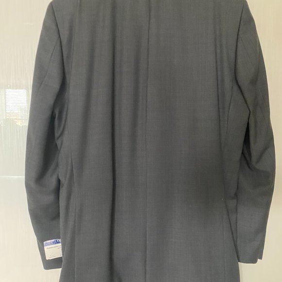 Men's 42L CHAPS Medium Grey Suit. - Picture 2 of 10